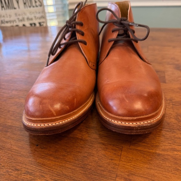 Stacy Adams Maxwell Tan Leather Chukka Boots size 10.5 brown main image 12